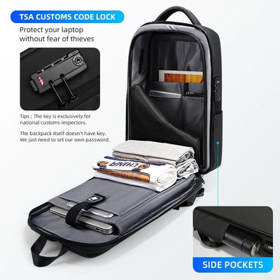 Backpack With Charger - Anti-theft Waterproof School Backpacks USB Charging