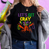 Mardi Gras Shirt Let’s Get Gray Grawfish T-shirt