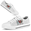 Peace Love Owl Sign Low Top Shoes