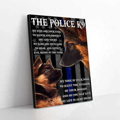 The Police K9 Police Dog Canvas Prints PAN19013