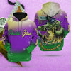 Personalized Mardi Gras Shirt Alligator Hoodie