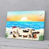 Dachshund At The Beach Canvas Prints PAN15306