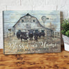Bless Our Home Cow Canvas Prints PAN04809
