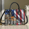Hunting Camo America Flag Purse Tote Bag Handbag For Women