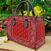 Red Bandana Purse Tote Bag Handbag For Women PANLTO0116