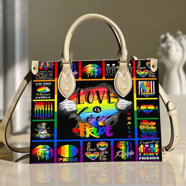 Love Is Love Pride LGBT Election Purse Tote Bag Handbag For Women -  Bestiewisdom