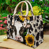Cow Sunflower Purse Bag Handbag PANLTO0025