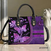 Personalized Fibromyalgia Butterfly Purse Tote Bag Handbag For Women PANLTO0136