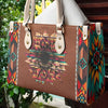 Native American Sunflower Purse Tote Bag Handbag For Women