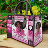 Breast Cancer Survivor Black Woman Purse Tote Bag Handbag For Women PANLTO0115