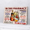 In This Pharmacy Pharmacist Canvas Prints PAN10909