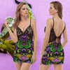 Mardi Gras Carnival Dress Strap Slip PANSSD07