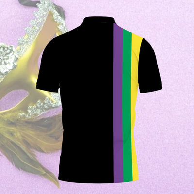 Personalized Mardi Gras Carnival Polo Shirt PANPSH0004
