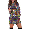 Mardi Gras Costume Hoodie Dress PANHDR0008