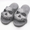Skull Slippers Shoes Novelty Slides Thick Sole Platform Beach Non-slip Sandals