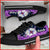 Butterfly And Purple Flower Canvas Low Top Shoes