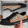 Music Instruments Sketch Canvas Low Top Shoes