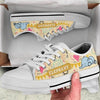Elephant Sketch Funny Canvas Low Top Shoes
