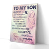 To My Son I Believe That God Sent You Into My Life Mom And Son Canvas