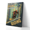 You Don't Stop Riding When You Get Old Mountain Biker Canvas Prints