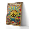 What A Wonderful World Peace Canvas Prints