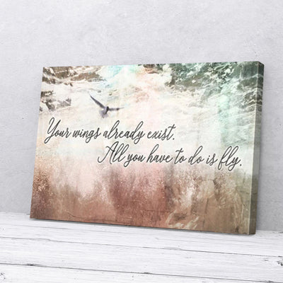 Wings Fly To Home Canvas Prints