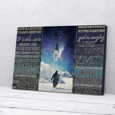 Snowboarding Canvas Prints