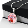 Personalized Valentine's Day Gifts God Blessed The Broken Road Necklace