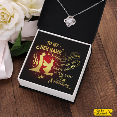 Personalized Valentine's Day Gifts For Her To My Wife Love Knot Necklace