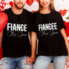 Personalized Valentine Couple Shirts Fiance Fiancee Mrs And Mr T-shirts