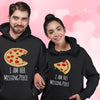 His And Her Missing Pizza Pieces Valentines Day Couple Shirts Black Hoodies