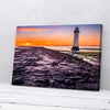 Sunset Lighthouse Attractive Nature Canvas Prints