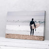 Surf Wave On The Beach Canvas Prints