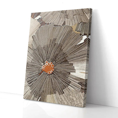 Wood Brown Abstract Canvas Prints
