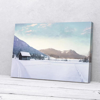 Snow Field Splendid Landscape Canvas Prints