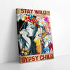 Stay Wild Gypsy Child Native Girl Canvas Prints