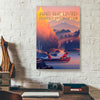 Dog And Girl Kayaking Canvas Prints PAN06136