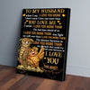 To My Husband Owl Love Canvas Prints