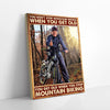 You Don't Stop Mountain Biking When You Get Old Canvas Prints