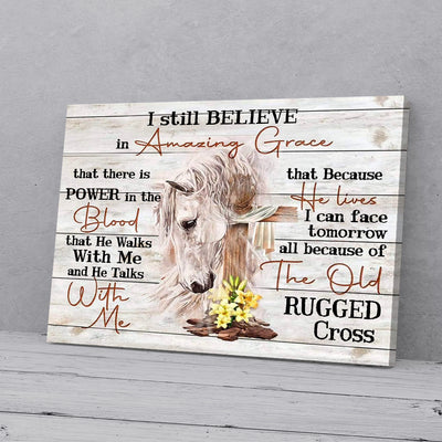 I Still Believe In Amazing Grace Horse Canvas Prints PAN07830