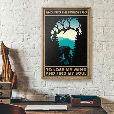 Bigfoot Canvas Prints And Into The Forest I Go PAN01495