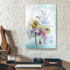 Watercolor Dandelion Bee Peace Canvas Prints