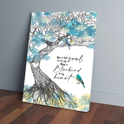 Blue Tree Birds Canvas Prints PAN10699
