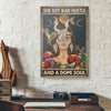 She Got Mad Hustle And A Dope Soul Hippie Girl Canvas Prints