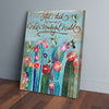 Flower Cactus Hummingbird Canvas Prints PAN10692
