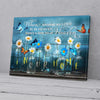 Daisy And Blue Butterfly Canvas Prints PAN11851