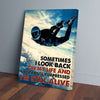 Sometimes I Look Back On My Life I'm Still Alive Skydiver Canvas Prints PAN08535