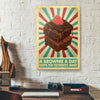 The Frownies Away Cake Vintage Canvas Prints