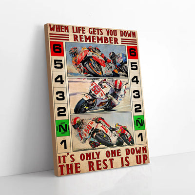 Remember Motorcycle Canvas Prints