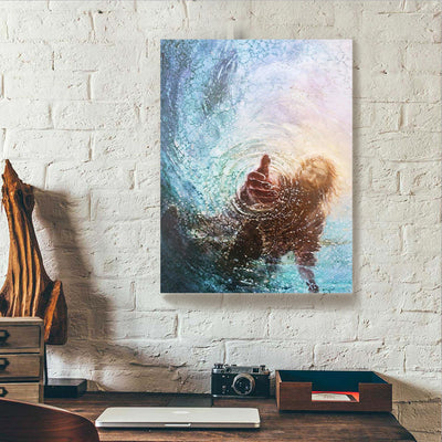 Jesus Give Me Your Hand Vertical Canvas Prints PAN01742